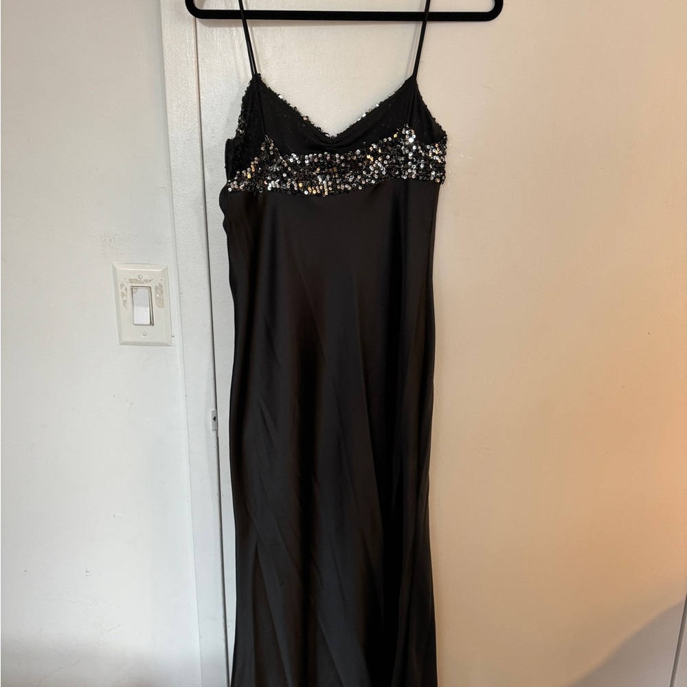Black Zara ankle length dress